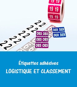 étiquettes adhésives pour la logistique et le classement-Etik Ouest médical