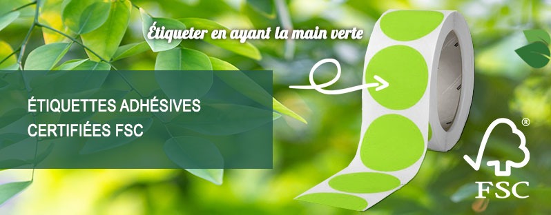 étiquettes adhésives FSC, Etik Ouest Medical